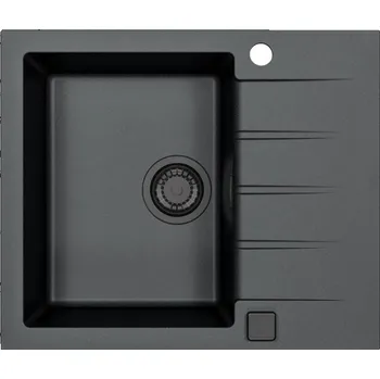 Granitový dřez ALVEUS 1148158 - Kuchyňský dřez CADIT 59x50 cm granit/černá