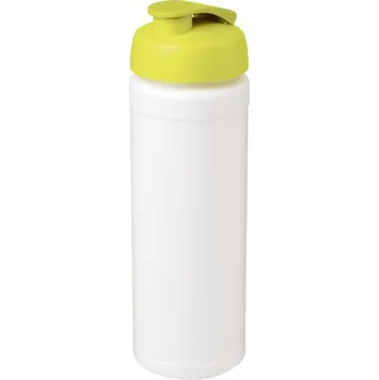 Láhev Sportovní láhev s vyklápěcím víčkem Baseline® Plus grip 750 ml - Bílá / Limetková