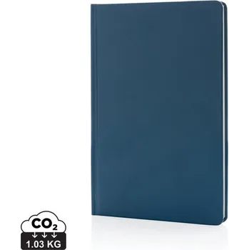 Zápisník Kamenný poznámkový blok A5 Impact s tvrdou vazbou - Modrá