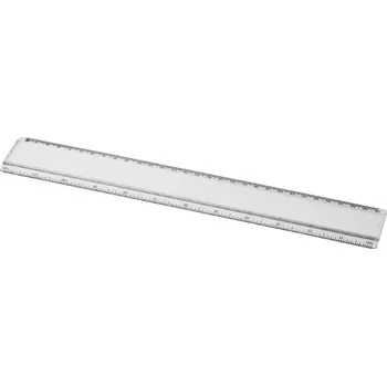 pravítka Plastové pravítko Ellison 30 cm s papírovou vložkou - Průhledná čirá