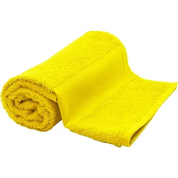 Ručník Bavlněný froté ručník - 50×100 cm Terry M - Žlutá