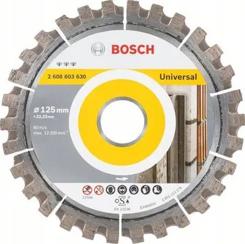 Řezný kotouč Diamantový kotouč BOSCH 2608603630 125 mm