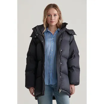 Gant Mid Length Down Jacket Black M