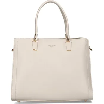 Kabelka David Jones Dámská kabelka CM6718C coconut cream + 2 měsíce na vrácení zboží