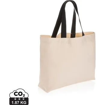 Nebarvená velká taška Impact z 240g recykl. canvas AWARE™ - Off White
