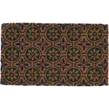 Rohožka kokosová CIRCLES, 75x45x3cm|Esschert Design