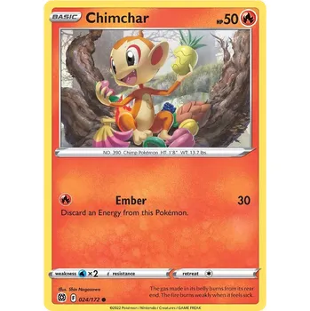 Sběratelská karetní hra Pokémon TCG Chimchar 024/172