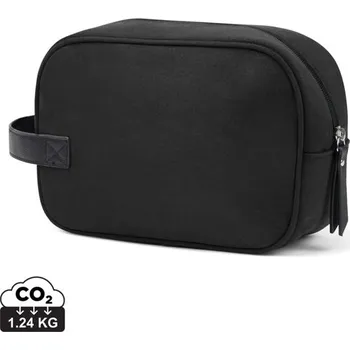 Kosmetická taška VINGA Marlow toaletní taška z recyklovaného polyesteru certi - Černá