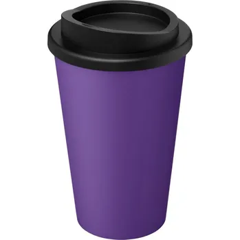 Recycled americano® kelímek s tepelnou izolací 350 ml - Purpurová / Černá