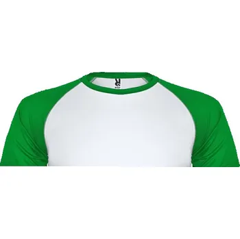 Pánské tričko Indianapolis unisex sportovní tričko s krátkým rukávem - Bílá / Kapradinově zelená / 3XL