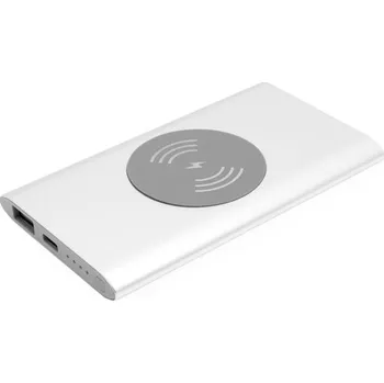 Powerbanka Powerbanka Wireless Power - Stříbrná