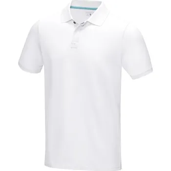 Pánská košile Graphite pánská polokošile s krátkým rukávem z organického materiálu - Bílá / XS