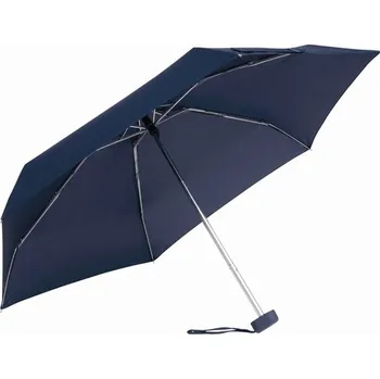 Hliníkový Mini Skládací Deštník Pocket - Tmavě Modrá