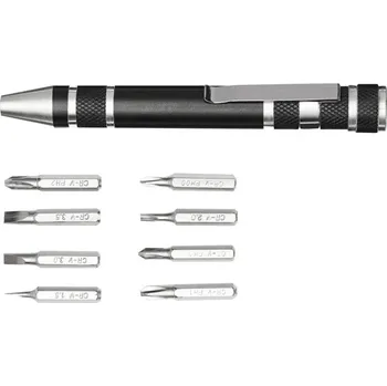 Šroubovák Šroubovák S Vyměnitelnými Bity Micro - Černá