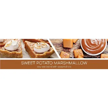 Svíčka Svíčka 0,41 KG SWEET POTATO MARSHMALLOW, aromatická v dóze, 3 knoty|Goose Creek