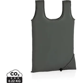 Skládací nákupní taška Impact ze 190T RPET AWARE™ - Antracitová