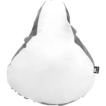 Sedlo na kolo Reflexní RPET potah sedla na kolo Lumiride - Bílá