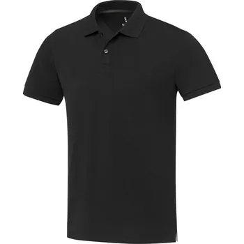 Pánské tričko Emerald unisex recyklovaná polokošile s krátkým rukávem - Černá / XXL