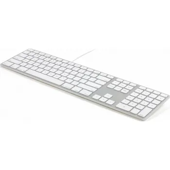 Klávesnice Klávesnice Matias FK318LS-UK Wired White &amp; Silver US (FK318LS-UK)