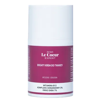 Pleťový krém Le Coeur bohatý krém na obličej, 50 ml