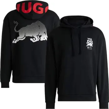 Pánská mikina Volnočasová mikina HUGO - Visa Cash App RB s motivem BULL černá XL