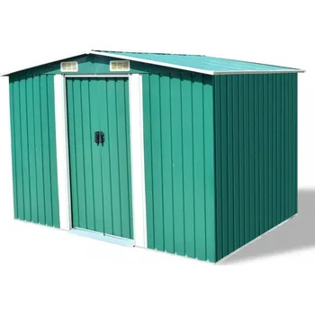 Zahradní domek Zahradní domek na nářadí z pozinkované oceli 257 x 205 x 178 cm