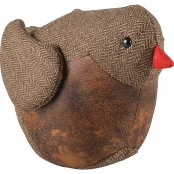 Zarážka na dveře BEST FOR BOOTS, Ptáček, hnědý, 26,5 x 14 x 19,5 cm (DOPRODEJ)|Esschert Design