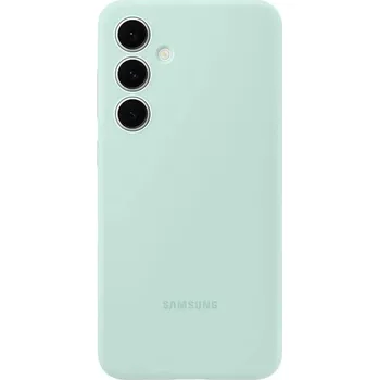 Pouzdro na mobilní telefon Originální Samsung Silikonový Kryt pro Galaxy S24 FE Barva: Mint