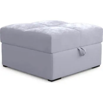 Taburet Textilomanie ZENOVA Světle šedý