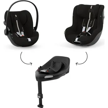 Autosedačka CYBEX autosedačka Cloud G+Sirona G i-Size Plus Moon Black + báze Base G