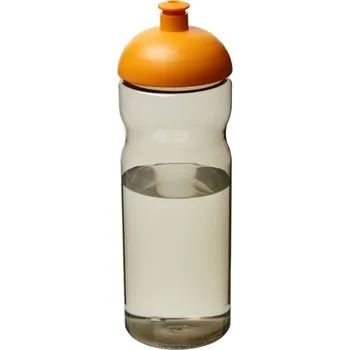 Láhev Sportovní láhev s kupolovitým víčkem H2O Eco 650 ml - Uhelná / Oranžová