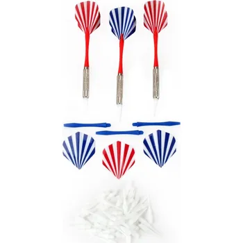 Sportwell Sada šipek s plastovými hroty, mix barev