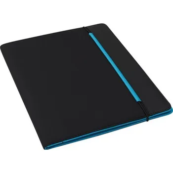 Zápisník Portfolio Young Star Formátu A4 - Černá / Tyrkysová