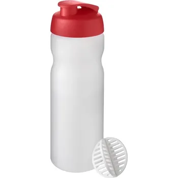 Baseline Plus 650ml šejkrová lahev - Červená / Matná čirá
