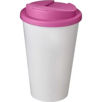 Termohrnek Termo hrnek Americano® 350 ml s uzávěrem odolným proti rozlití - Bílá / Magenta