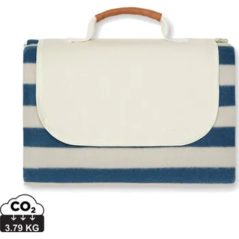 Pikniková deka Střední pikniková deka VINGA Alba z GRS RPET - Námořní Modř