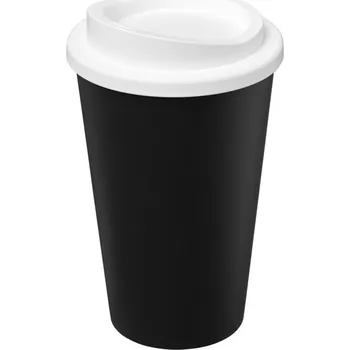 Americano Eco 350 ml recyklovaný kelímek - Černá / Bílá