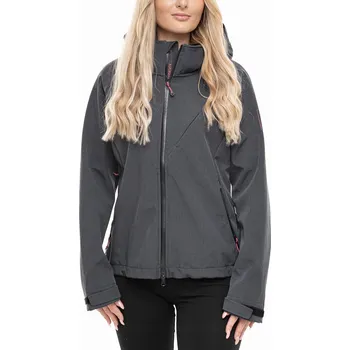 Dámská softshellová bunda Dámská softshellová bunda Alpinus Minthi DWR s kapucí, voděodolná, velikost XS