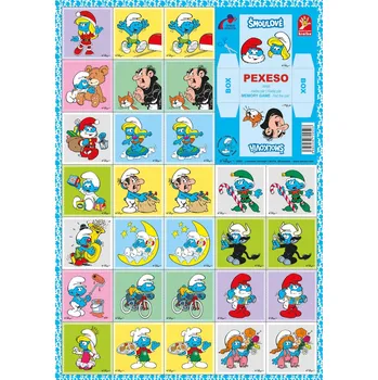 Pexeso AKIM Hra Pexeso Šmoulové *SPOLEČENSKÉ HRY* | 38