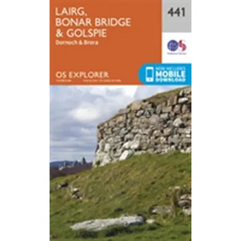 Encyklopedie Lairg, Bonar Bridge and Golspie - Ordnance Survey [EN] (2015, Skládaná mapa, Ordnance Survey)