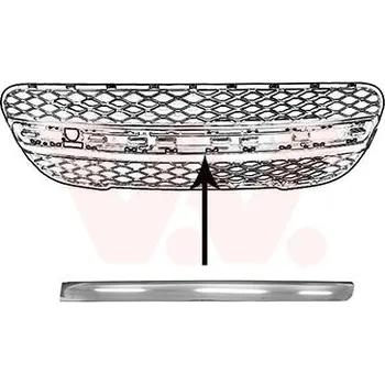 Lišta karosérie Ozdobná / ochranná lišta, nárazník VAN WEZEL 4020581