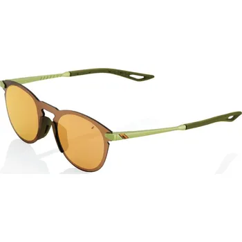 Sluneční brýle Brýle 100% LEGERE ROUND - Matte Metallic Viperidae - Bronze Multilayer Mirror Lens