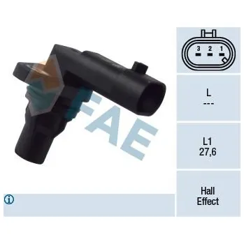 Čidlo automobilu Snímač, poloha vačkového hřídele FAE 79172
