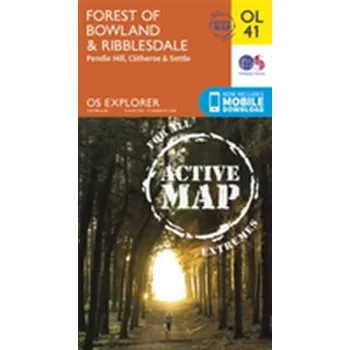 Encyklopedie Forest of Bowland & Ribblesdale, Pendle Hill, Clitheroe & Settle - Ordnance Survey