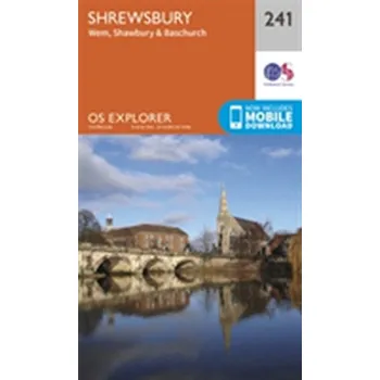 Encyklopedie Shrewsbury - Ordnance Survey [EN] (2015, Skládaná mapa, Ordnance Survey)