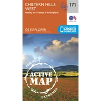 Encyklopedie Chiltern Hills West, Henley-on-Thames and Wallingford - Ordnance Survey