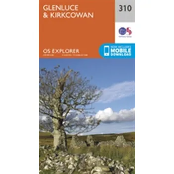 Encyklopedie Glenluce and Kirkcowan - Ordnance Survey [EN] (2015, Skládaná mapa, Ordnance Survey)
