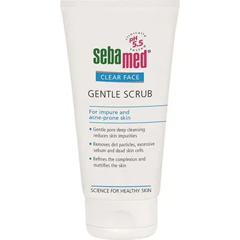 Pleťový peeling SebaMed Clear Face jemný pleťový peeling 150 ml