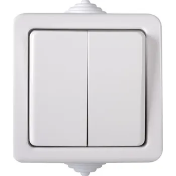 vypínač Kanlux Vypínač č. 5 lustrový venkovní TEKNO IP54 bílý