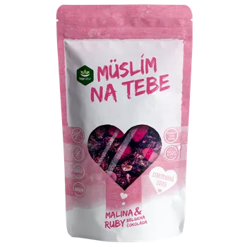 Topnatur Müslím na tebe malina & belgický Ruby čokoláda 250 g